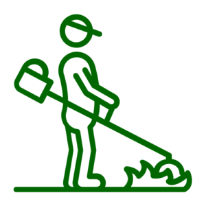 Weed whacker icon